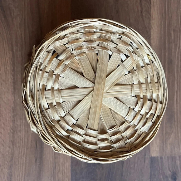 🔥4/$20 Wicker Waste Basket/Bin - Picture 3 of 4